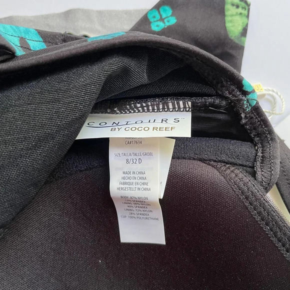 Coco Reef Contours Diamond Tankini Top Underwire Size 8 32D NEW - Picture 8 of 8